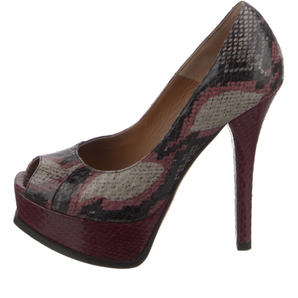 Fendi Snakeskin Sandals